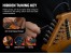 Donner HUSH-I Silent Westerngitarre maple