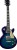 Eko Guitars VL480 See Thru Blue Quilted E-Gitarre LP-Style